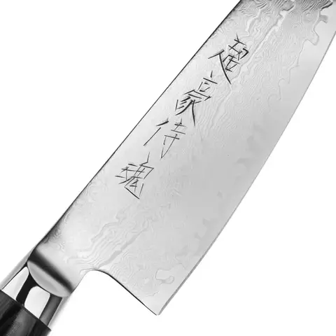 Нож кухонный Kiritsuke 20 см, YAXELL Ypsilon (193 слоя) дамасская сталь арт.YA37234