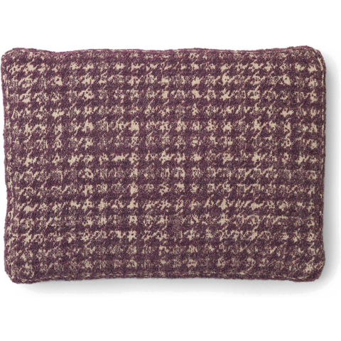 Фото: Подушка Cushion 48x35  сливовый гусиная лапка - основной вид