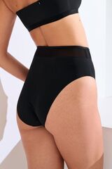 Трусы бразилиана с высоким вырезом бедра LISCA PARIS 22356 | Черный