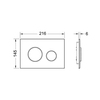 TECE N500921  TECE Комплект (4в1) TECEbase 3.0 c кронштейнами, звукоизоляция, панель смыва TECEloop хром глянцевая (латунный вентиль)