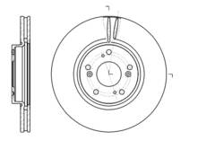 Диск тормозной вентилируемый G-brake  GR-20830