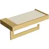 Boheme 10721-MG Держатель для туалетной бумаги c крышкой Qubic Matt Gold