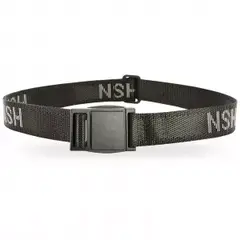 Ремень брючный 30 мм с логотипом черн/серый HSN, ХСН