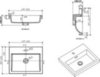 BelBagno Pietra Mini BB-500-PM-LVB Раковина из искусственного мрамора, 50x40, цвет: белый