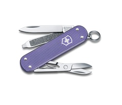 Фото Нож перочинный Victorinox Alox Classic SD Colors, Electric Lavender, светло-фиолетовый алюминий, 5 функций, 58 мм