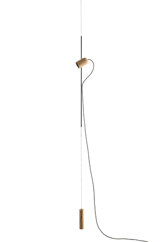 Фото: Подвесной светильник Nomon ONFA COLGANTE Graphite/Oak - основной вид