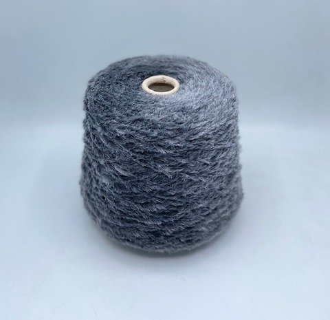 Бобинная пряжа (пр.Италия), art-Feather 130м/100гр.90%Кид Мохер, 10%Полиамид, цвет-Серый арт.31396