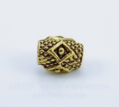 Бусина металлическая