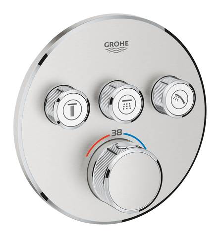 GROHE Grohtherm SmartControl 29121DC0 Термостат для душа встраиваемый на 3 потребителя