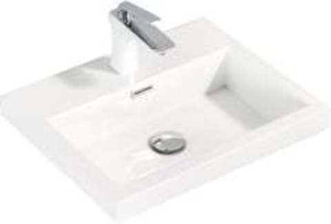 BelBagno Pietra Mini BB-500-PM-LVB Раковина из искусственного мрамора, 50x40, цвет: белый