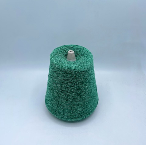 Lanifico del olivo (пр.Италия),art-Kir 1550м/100гр, 80% Хлопок 20% Полиамид, цвет-Светло-зеленый,неоднотонный, арт.34909