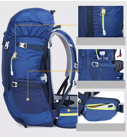 Картинка рюкзак туристический Nevo Rhino 8814-nw Blue - 4