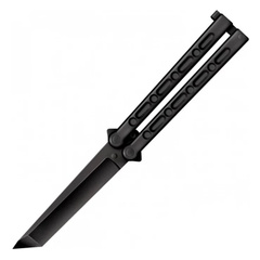 Фото Тренировочный нож-бабочка Cold Steel FGX Balisong Tanto, рукоять Griv Ex™, черный