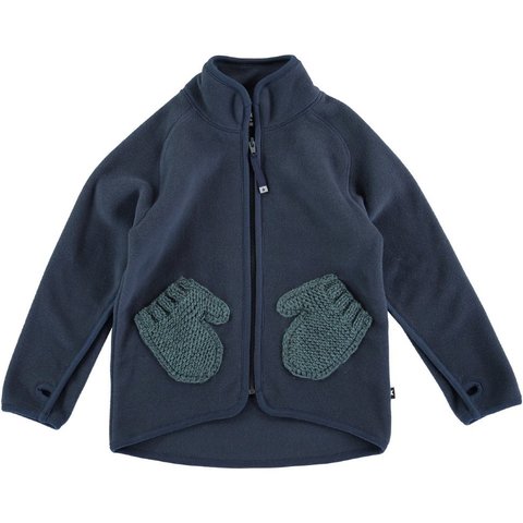 Флисовая кофта Molo Ushi Midnight Navy