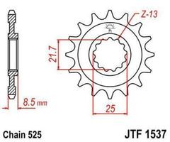 Звезда ведущая JTF1537 17RB