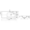Ceramica Nova Grace CN7015MB Раковина накладная с отверстием под смеситель, 101x45.7, цвет: черный матовый