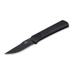 Фото Выкидной складной нож Boker Alluvial All Black, сталь D2, рукоять авиационный алюминий