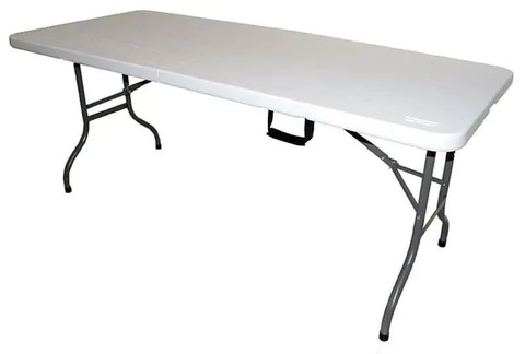 Складной пластиковый стол EasyTable T152 длиной 152 см для торговли на ярмарке