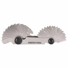 Резьбомер M/MF/Whitworth/G 58шт MASTER-TOOL 1090202010032