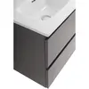 BelBagno KRAFT 39-500/390-2C-SO-GSO База под раковину подвесная с фрезерованными ручк. по всей дл. фасада с 2 выкатн. ящ.,Темно-Серый Мат.,500x395x500