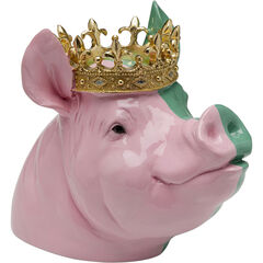 Фигура декоративная Crowned Pig «Свинья в короне» 28 см