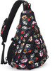 Картинка рюкзак однолямочный Nevo Rhino 9070 Flower Spring - 1