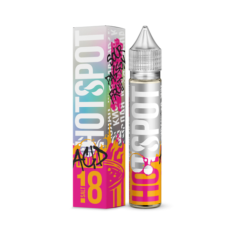 Жидкость HOTSPOT ACID Salt 1.8% 30 ml Sour Passion Fruit - Кислая маракуйя