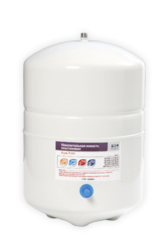Накопительная емкость металлическая ROT-3W (объем 3 Gal/10 литров, белый), Райфил