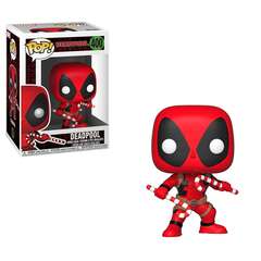 Funko POP! Marvel Holiday Deadpool w/ Candy Canes (400)