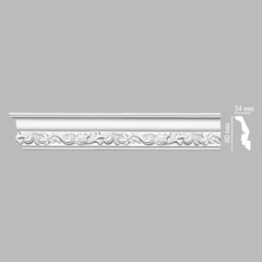Плинтус потолочный с рисунком Decomaster DT-9829 80х34х2400мм