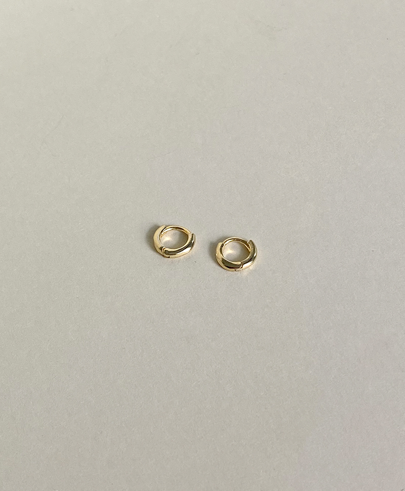 Серьги-кольца Lemon Hoops 6mm