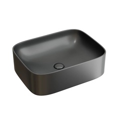 Ceramica Nova Element CN6052MDH Умывальник чаша накладная прямоугольная, 50.5x38, цвет: темный антрацит матовый фото