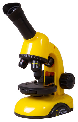 Микроскоп Bresser National Geographic 40x-800x. желто-черный