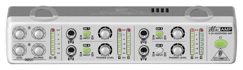 Behringer AMP800 компактный 4-канальный усилитель для стереонаушников