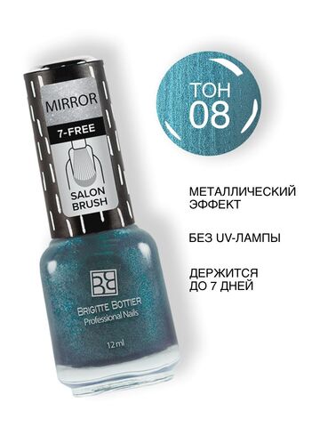 Brigitte Bottier MIRROR тон 08 синяя сталь