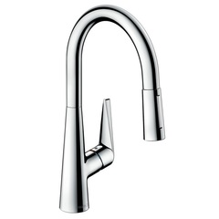 Hansgrohe Talis M51 72813000 Смеситель для кухни с выдвижным изливом и лейкой фото