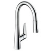 Hansgrohe Talis M51 72813000 Смеситель для кухни с выдвижным изливом и лейкой