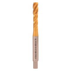 Метчик М 8,0х1,25 (Машинный, винт.) DIN371 HSSE-TiN 6g C/2-3P R45 90мм a=6,2 H-Tools 514X01-C2-0080