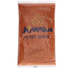 
          Бисер Alingar размер №12 вес 450 гр., оранжевый глянец, непрозрачный, пакет