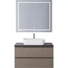 BelBagno KRAFT-800-2C-SO-СO База под раковину подвесная с фрезерованными ручками по всей длине фасада с двумя выкатн. ящ., Бежевый Мат., 800x455x500
