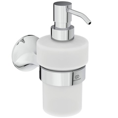 Ideal Standard La Dolce Vita T5510AA Дозатор для жидкого мыла с держателем, матовое стекло, для настенного монтажа, с крепежом фото
