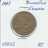 V1223 1993 Финляндия 5 марок V1223 1993 Финляндия 5 марок