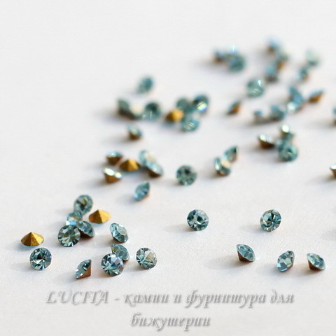 1028 Стразы Сваровски Aquamarine PP 15 (2,1-2,2 мм), 10 штук ()