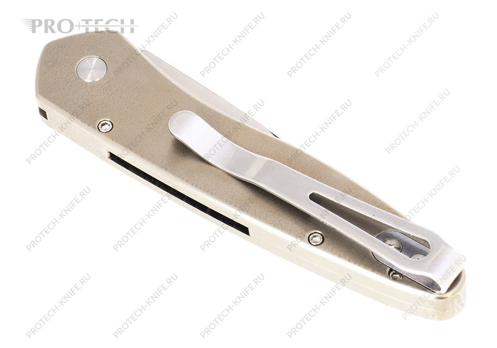 Нож Pro-Tech Newport Titanium Custom Abalone - фотография 