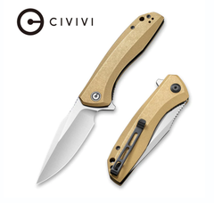 Фото Складной нож CIVIVI Baklash Brass, сталь 154CM