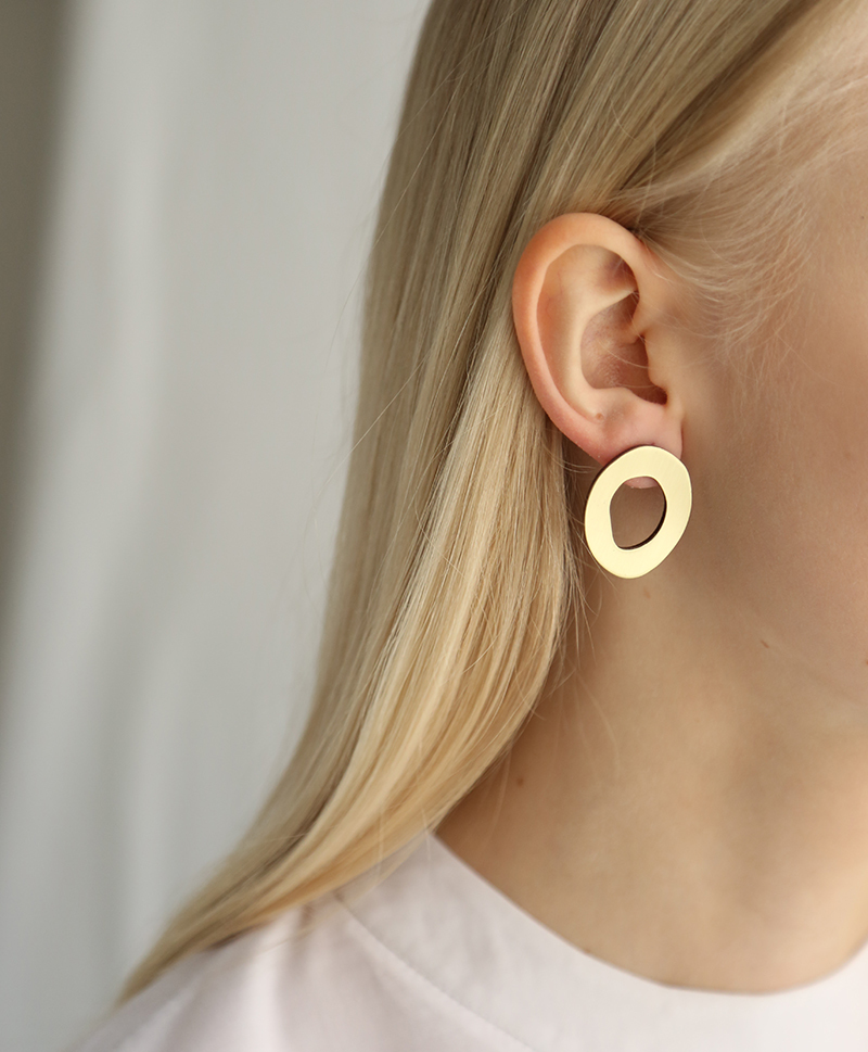 Серьги Hepworth I Studs Brass