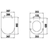 Creavit KC0103.03.1100E Крышка дуропласт микролифт, цвет: красный