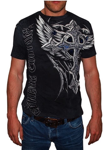 Xtreme Couture | Футболка мужская Panther Black X1246 от Affliction перед