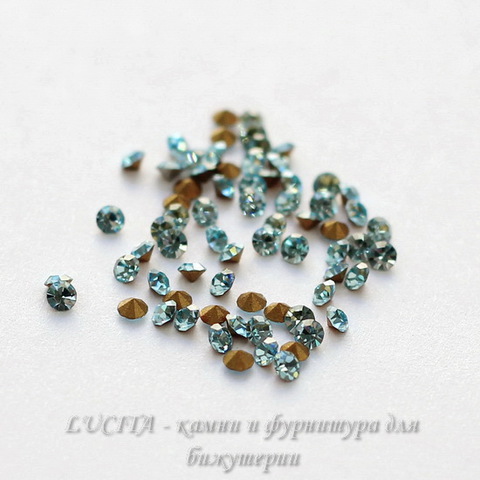 1028 Стразы Сваровски Aquamarine PP 15 (2,1-2,2 мм), 10 штук ()