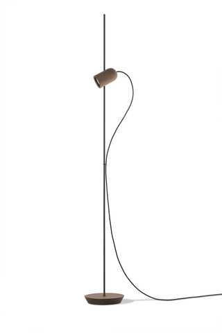 Фото: Напольный светильник Nomon ONFA SUELO Graphite/Walnut - основной вид